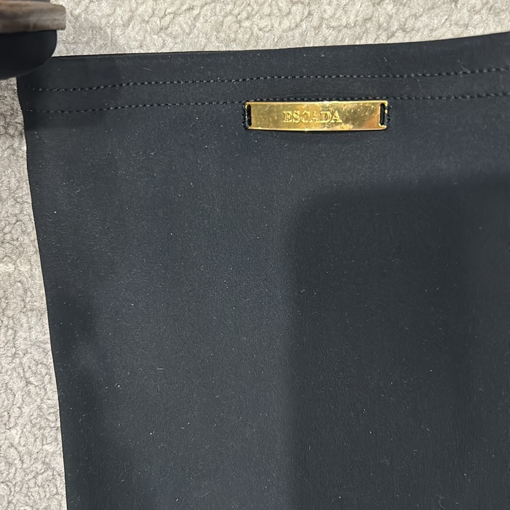 Escada Black Knee length nylon boots! - Picture 2 of 5